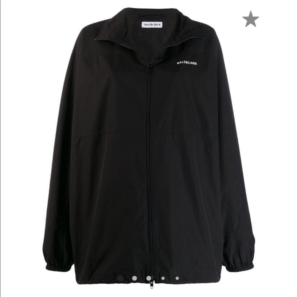 Balenciaga Men’s Black All over logo zip jacket - Picture 6 of 7